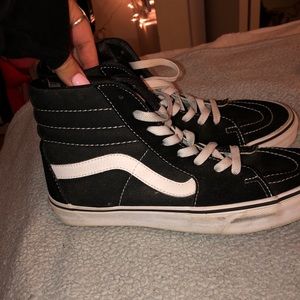 Black high top vans